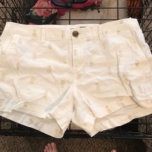 Pineapple print shorts